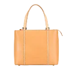 Beige Leather Burberry Handbag