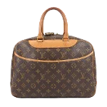 Brown Leather Louis Vuitton Deauville 