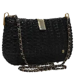 Black Fabric Bally Crossbody Bags