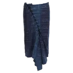 Blue Cotton Yohji Yamamoto Skirt