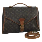 Brown Canvas Louis Vuitton Beverly