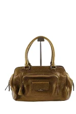 Gold Leather Tod's Handbag