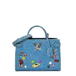 Blue Leather Louis Vuitton Twist