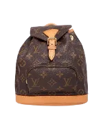 Brown Canvas Louis Vuitton Montsouris