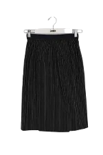 Black Wool Louis Vuitton Skirt