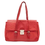 Red Leather Louis Vuitton Segur