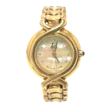 Gold Metal Fendi Watch