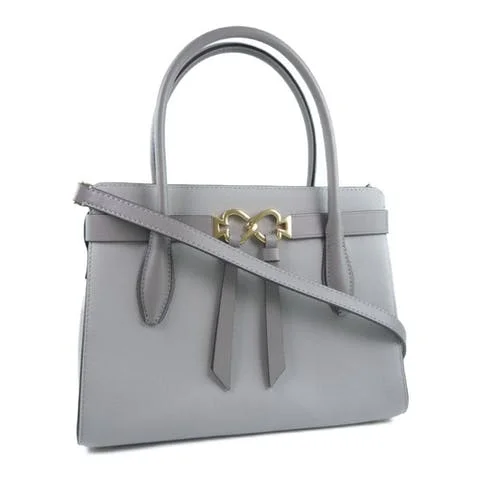 Grey Leather Kate Spade Handbag