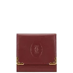 Red Leather Cartier Wallet