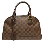 Brown Canvas Louis Vuitton Handbag