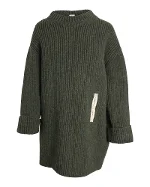 Green Wool Celine Sweatshirt