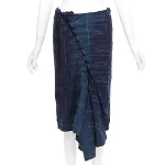 Blue Cotton Yohji Yamamoto Skirt