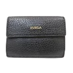 Black Leather Furla Wallet