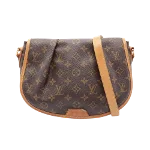 Brown Canvas Louis Vuitton Menilmontant