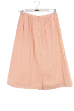 Pink Cotton Des petits hauts Skirt