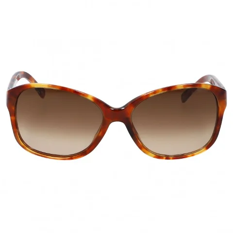 Brown Fabric Chanel Sunglasses