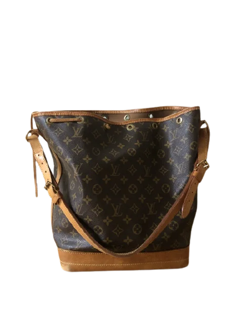 Brown Leather Louis Vuitton Noe
