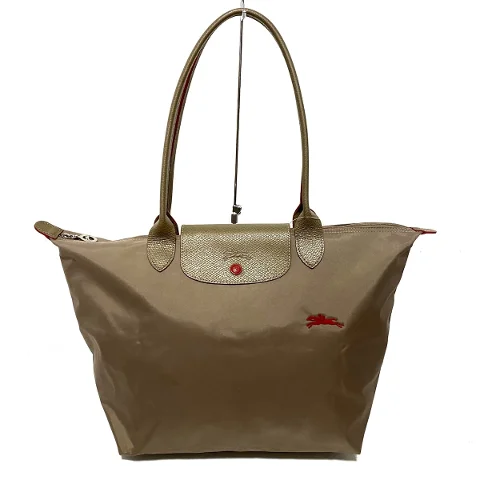 Brown Nylon Longchamp Shoulder Bag