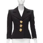 Black Wool Saint Laurent Jacket