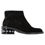 Black Suede Nicholas Kirkwood Boots