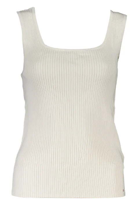 White Fabric Tommy Hilfiger Top