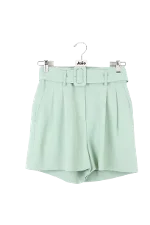 Green Polyester Sandro Shorts