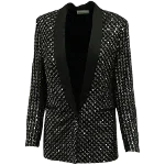 Black Polyester Sandro Blazer