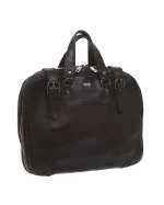Brown Leather Balenciaga Briefcase