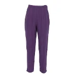 Purple Cotton Kenzo Pants