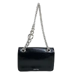 Black Leather Miu Miu Shoulder Bag