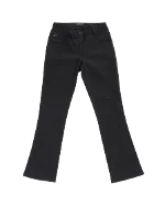 Black Cotton Prada Pants