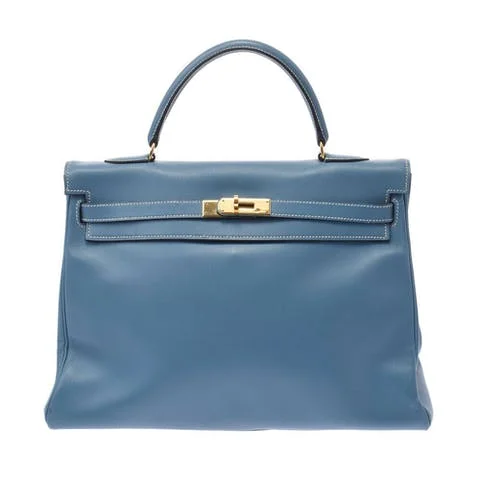Blue Leather Hermès Birkin