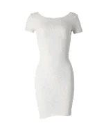 White Linen Dsquared2 Dress