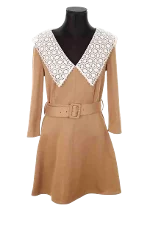 Brown Polyester Claudie Pierlot Dress