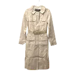 Beige Fabric Louis Vuitton Coat