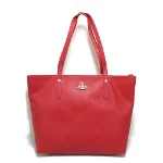 Red Leather Vivenne Westwood Tote