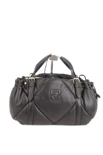 Black Leather Gérard Darel Handbag