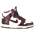 Burgundy Leather Nike Sneakers