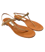 Brown Leather Lanvin Sandals