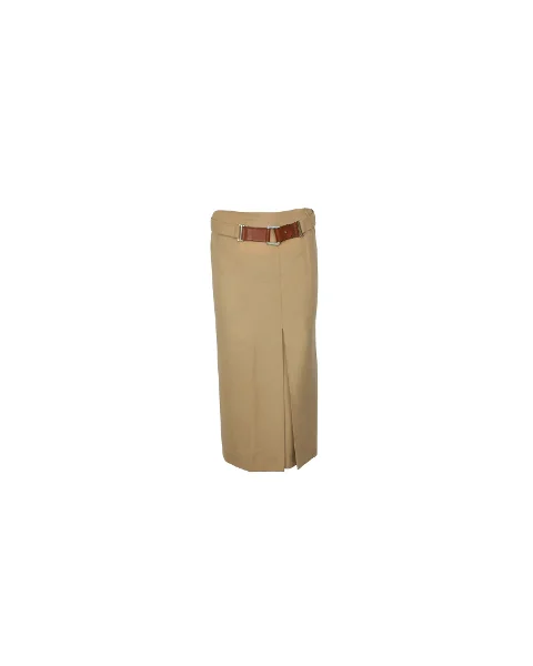 Brown Wool Max Mara Skirt