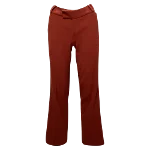 Burgundy Wool Gucci Pants