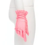 Pink Fabric Balenciaga Gloves