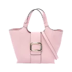 Pink Leather Roger Vivier Tote