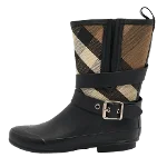 Beige Rubber Burberry Boots