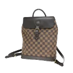 Brown Canvas Louis Vuitton Soho Backpack