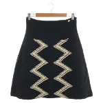 Black Canvas Chanel Skirt