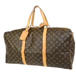 Brown Canvas Louis Vuitton Sac Souple