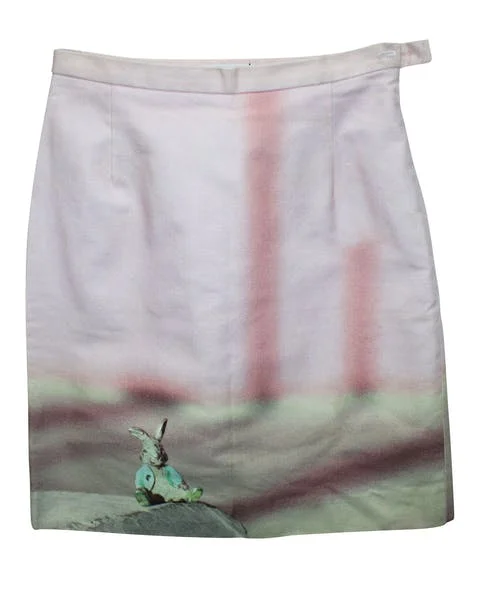 Pink Cotton Paul Smith Skirt
