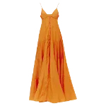 Orange Cotton Jacquemus Dress