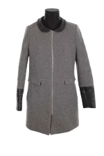 Grey Wool Claudie Pierlot Coat